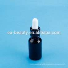 Black essential oil bottle